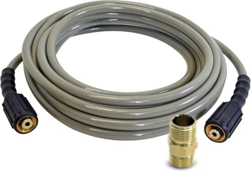 Simpson Cleaning 40224 Morflex Serisi 3300 PSI Basınçlı Yıkama Hortumu, Soğuk Su Kullanımı, 1/4 İnç x 25 Feet, Doğal