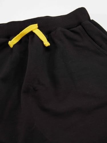 Şimşek Maske Erkek Çocuk T-shirt Kapri Şort akım