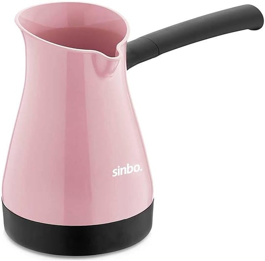 Sinbo Elektrikli Cezve SCM2954, 5 Fincan Kapasite, 400 ml Hazne, 1000 W, Plastik, Pembe