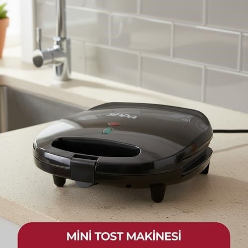 Sinbo SSM-2513 Tost Makinesi 750W Döküm Plakalı – Yapışmaz Yüzey, Termostatlı, Kolay Temizlenebilir, Modern Tasarım