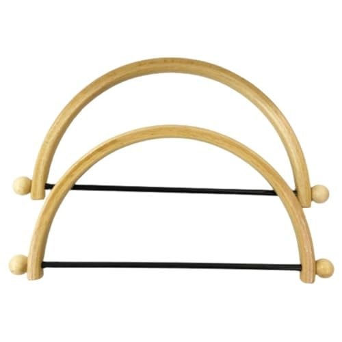 Şirin Ahşap Yarım Yuvarlak Çanta Sapı 662 662-8 25 cm