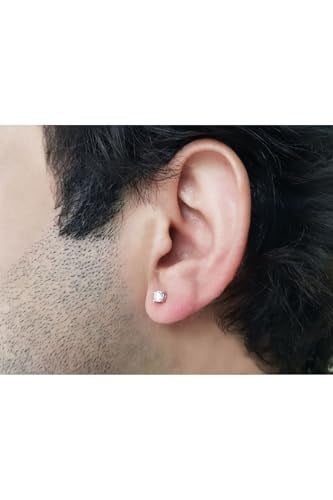 Sirius Pırlanta E Renk 0,20 Karat Pırlanta Tektaş Erkek Küpesi