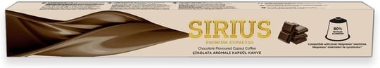 Sirius Premium Çikolata Aromalı Kapsül Kahve (Nespresso Uyumlu) - 10 Adet