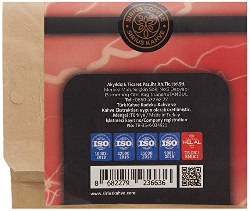 Sirius Premium Kahve Ethiopia Kochere 250 gr - Çekirdek