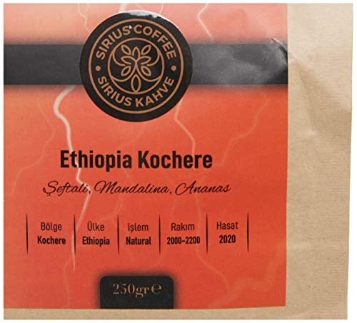 Sirius Premium Kahve Ethiopia Kochere 250 gr - Çekirdek