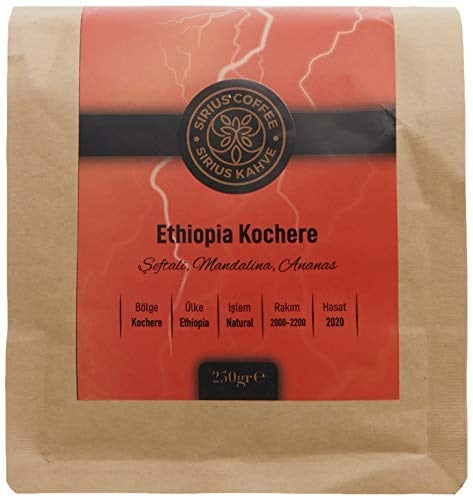 Sirius Premium Kahve Ethiopia Kochere 250 gr - Çekirdek