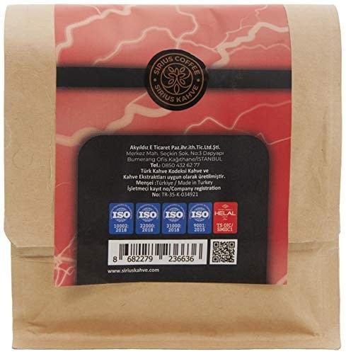 Sirius Premium Kahve Ethiopia Kochere 250 gr - Çekirdek