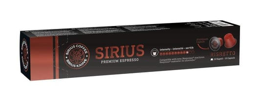 Sirius Premium Kapsül Kahve 10 Ristretto (Nespresso Uyumlu) - 10 Adet