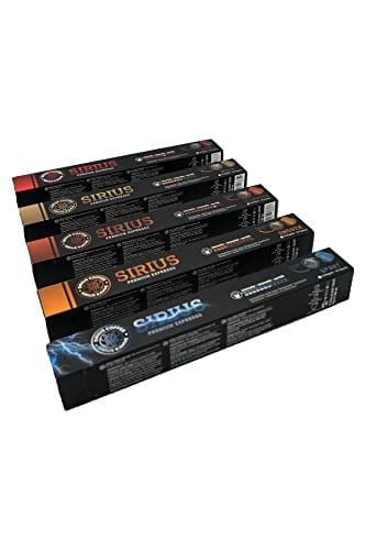 Sirius Premium Kapsül Kahve 5li Set (Lungo, Italy, Ristretto, Smooth, Sport) (5 x 10 Adet)
