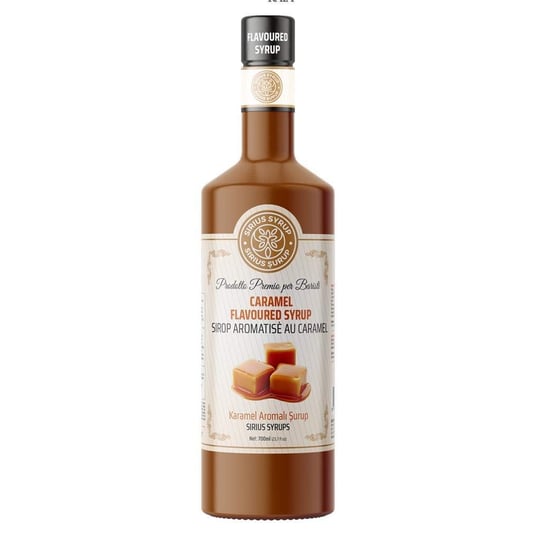 Sirius Premium Karamel Aromalı Şurup 700 ml