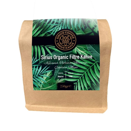 Sirius Premium Organik Filtre Kahve 250 gr