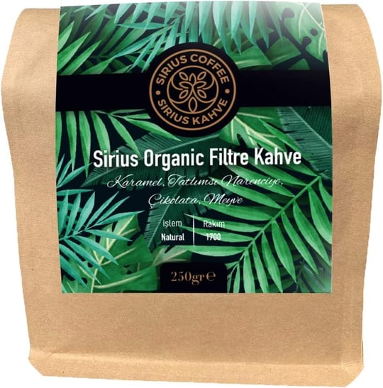 Sirius Premium Organik Filtre Kahve 250 gr