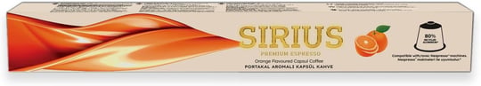 Sirius Premium Portakal Aromalı Kapsül Kahve (Nespresso Uyumlu) - 10 Adet