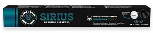 Sirius Premium Single Kapsül Kahve Kenya (Nespresso Uyumlu) 3lü Set (30 Kapsül)