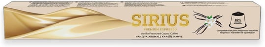Sirius Premium Vanilya Aromalı Kapsül Kahve (Nespresso Uyumlu) - 10 Adet