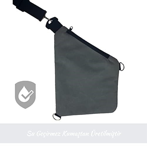 Sırt Çantası Su Geçirmez Çapraz Göğüs Omuz Çantası (Gri)