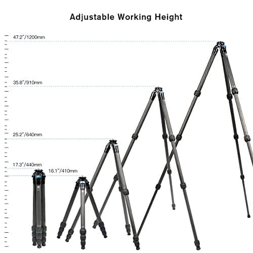 SIRUI AM-254 üç ayaklı tripod (orta) 120 cm başlıksız