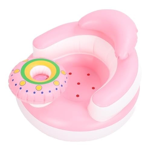 Şişme bebek sandalyesi bebekler için 3 ay ve üzeri, bebek destek koltuğu yaz yürümeye başlayan sandalye oturmak için, dahili hava pompası bebek yer koltuğu