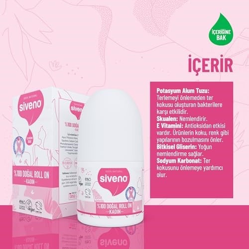 Siveno Doğal 50 ml Kadın Roll-On