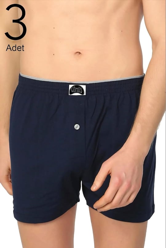 Siyah Erkek Havlu Bel Boxer
