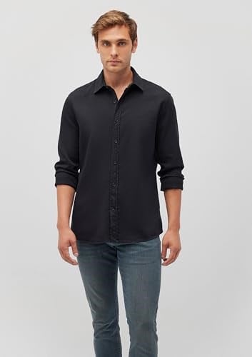 Siyah Gömlek Slim Fit/Dar Kesim 0211091-900