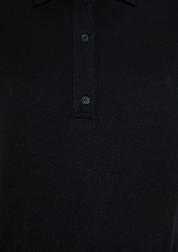 Siyah Polo Tişört Crop/Kısa Kesim 1611473-900