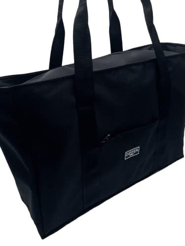 Siyah Su Geçirmez Siyah İç Çantalı Plaj/Kol/Omuz/Spor Çantası