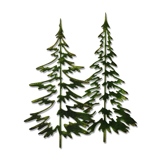 Sizzix 660978 Thinlits Kalıp Seti, Woodlands, Tim Holtz, 2/paket