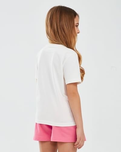 Skechers Essential G Short Sleeve T-Shirt Kız Çocuk Gs Kırık Beyaz Tshirt