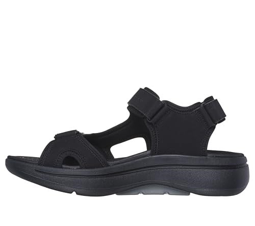 Skechers GO WALK ARCH FİT SANDAL-MİSSİON İİ Erkek Siyah Sandalet - Bedenler: 40 EU, 41 EU, 42 EU, 43 EU, 43.5 EU, 44 EU, 44.5 EU, 45 EU...