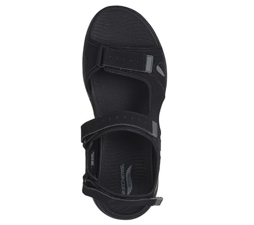 Skechers GO WALK ARCH FİT SANDAL-MİSSİON İİ Erkek Siyah Sandalet - Bedenler: 40 EU, 41 EU, 42 EU, 43 EU, 43.5 EU, 44 EU, 44.5 EU, 45 EU...