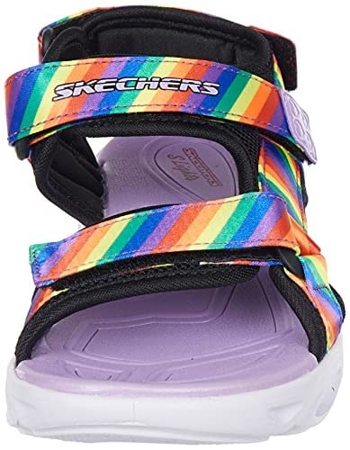 Skechers HYPNO - SPLASH - RAİNBOW LİGHTS 20218L BKMT Işıklı SandaletKız Çocuk