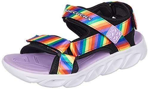 Skechers HYPNO - SPLASH - RAİNBOW LİGHTS 20218L BKMT Işıklı SandaletKız Çocuk