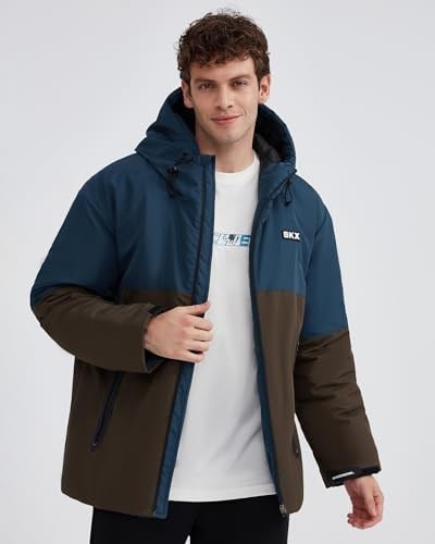 Skechers M Outerwear Padded Jacket Erkek Petrol Mont