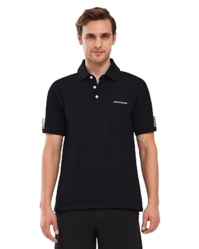 Skechers Polo Shirt M Short Sleeve Erkek Siyah Polo Yaka Tshirt M