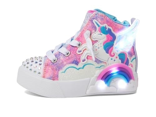 Skechers TWİNKLE MAGİC Kız Çocuk Ps Pembe Işıklı Spor Ayakkabı