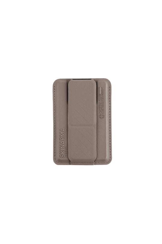 Skinarma Kado 3 Hazneli Magsafe ile Uyumlu Tutucu Özellikli Entegre Standlı Kartlık Gold