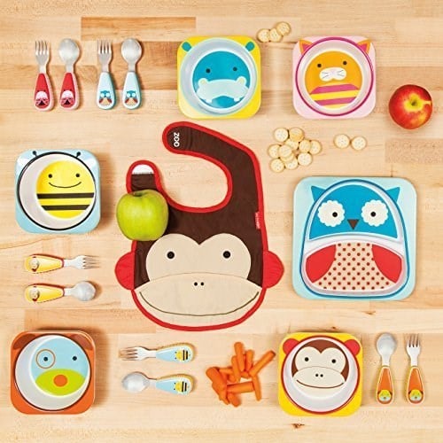 Skip Hop 252352 Çatal Kaşık, Çok Renkli, Maymun