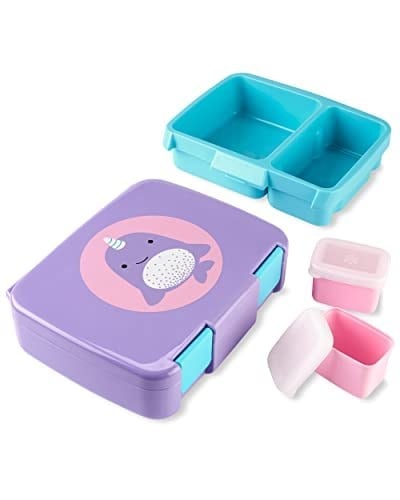Skip Hop Çocuklar Bento Beslenme Kutusu, Yaş 3+, Hayvanat Bahçesi Narwhal