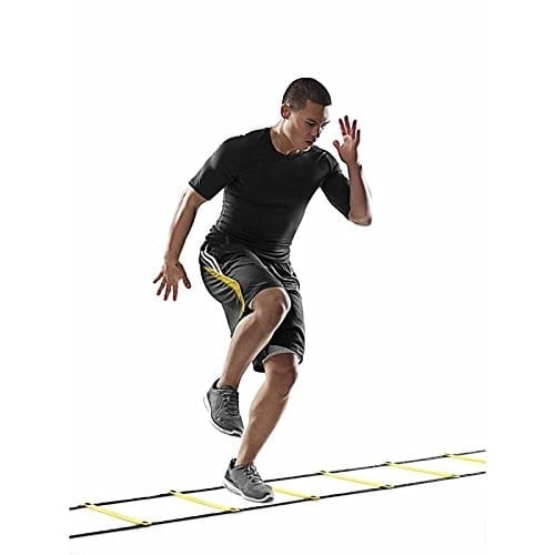 SKLZ SAQ-SL01-02 Çeviklik Antrenmanı, Hızlı Merdiven, Sarı/Siyah