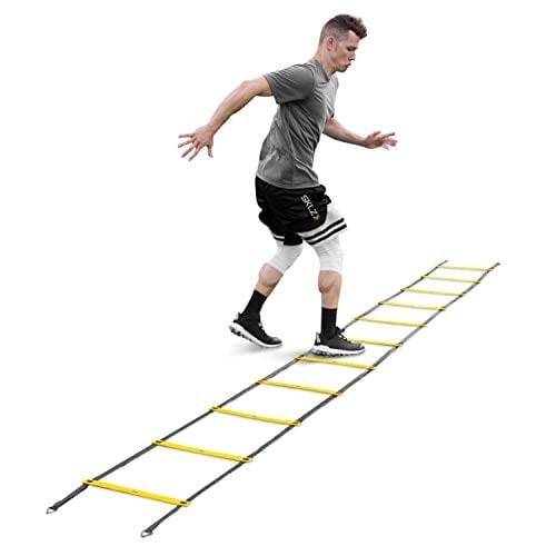 SKLZ SAQ-SL01-02 Çeviklik Antrenmanı, Hızlı Merdiven, Sarı/Siyah
