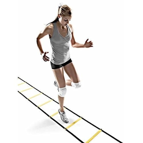 SKLZ SAQ-SL01-02 Çeviklik Antrenmanı, Hızlı Merdiven, Sarı/Siyah
