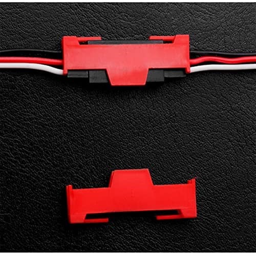 Skrnrhrery Servo Kablo Klips Kilidi, 50 Adet Servo Uzatma Kablosu Emniyet Konektörü Klips Kilit Servo Uzatma Kablosu Erkek/Kadın veya Servo Y Adaptör Kablosu, Jr Servo Kablo Kiti
