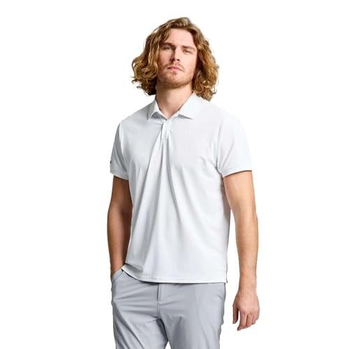 Slam Tech Pique Polo Ss Erkek Beyaz Tişört