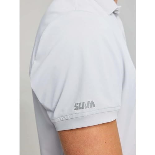 Slam Tech Pique Polo Ss Erkek Gri Tişört