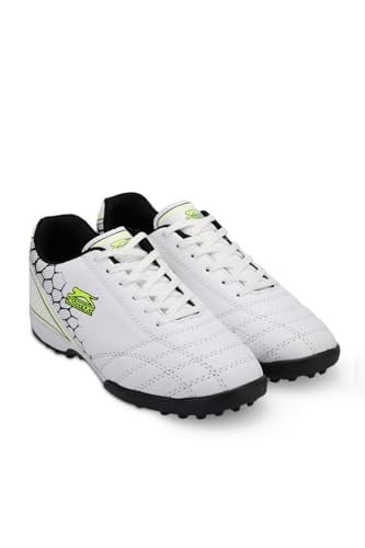 Slazenger DANGER I HS Futbol Erkek Çocuk Halı Saha Ayakkabı Beyaz/Yeşil