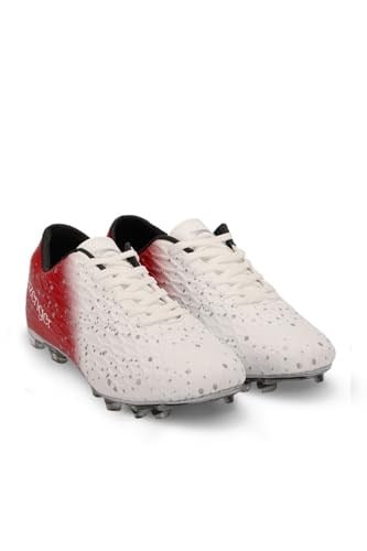 Slazenger HANIA KRP Futbol Erkek Çocuk Krampon Ayakkabı Beyaz/Kırmızı
