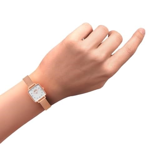 SLAZENGER, KARE KASA, HASIR KORDON, TAŞLI, QUARTZ, 25MM, 3ATM, KADIN KOL SAATİ, SL.09.2255.3
