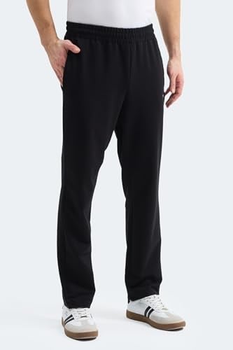 Slazenger OTEKS Erkek Tek Alt Siyah