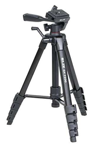 SLIK 217146 GX 7500 3 Yollu Tripod, Maksimum Yükseklik 172 cm, 5 Katlı, Maksimum Yük Ağırlığı, 3,3 lbs (1,5 kg), Kol Kilidi, Hızlı Ayakkabı Tipi